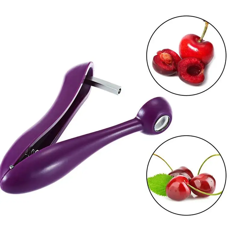 100pcs Nordic Cherries Creative Kitchen Gadgets Tools Pitter Cherry Seed Tools Fast Enucleate Keep Complete ni167