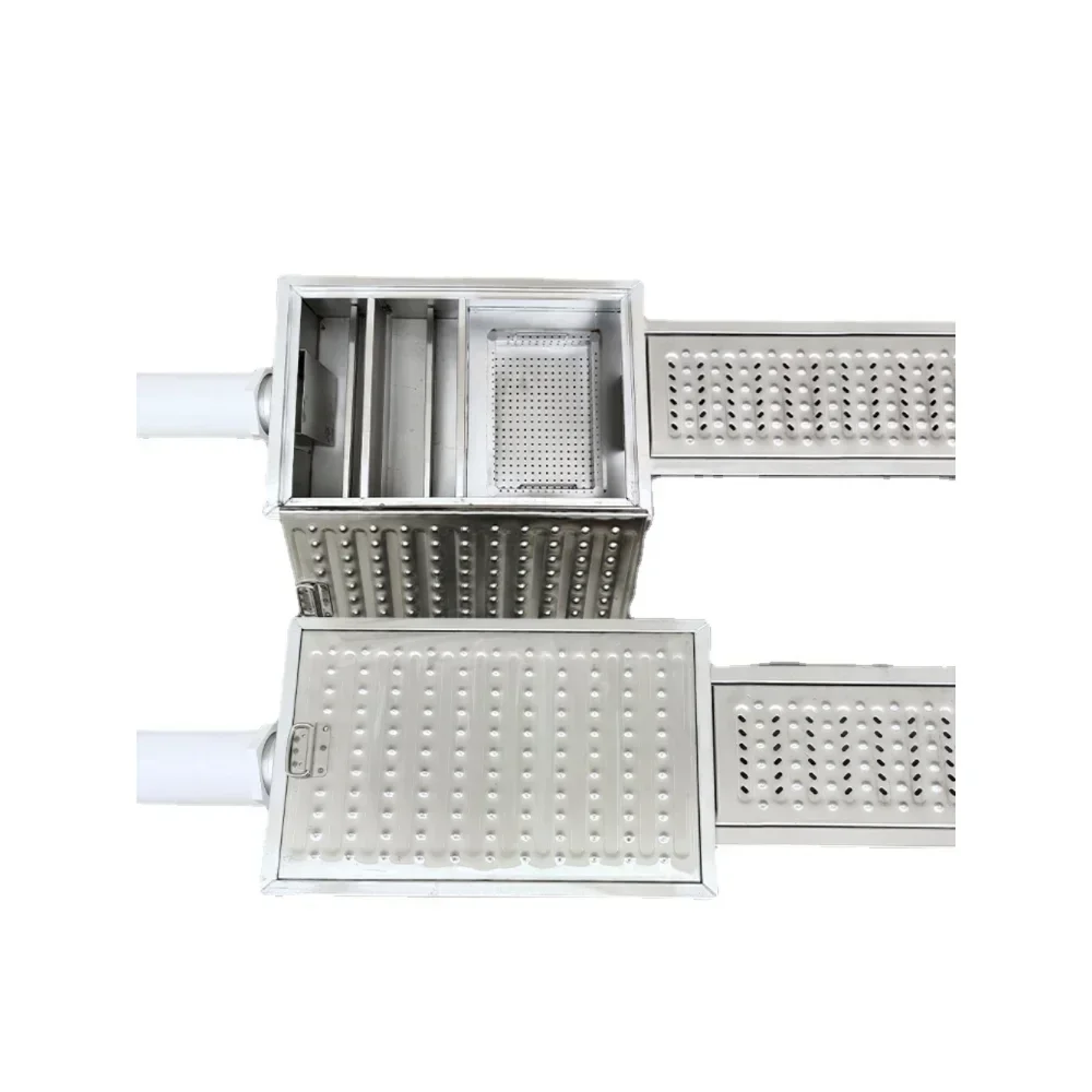 Stainless steel grease trap oil-water separator catering kitchen restaurant buried trench commercial filter can be customized