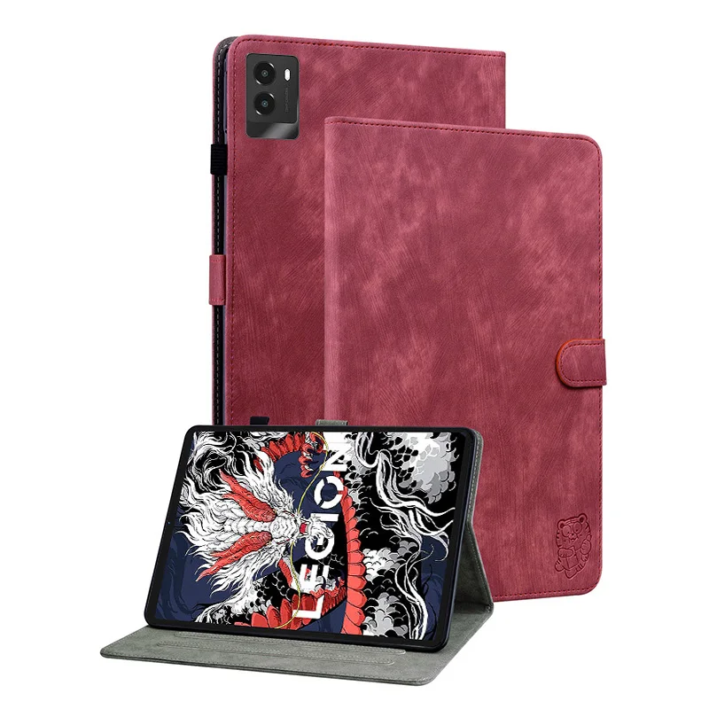 Soft TPU Back Case for Lenovo Legion Y700 2025 (Legion Tab Gen 3) 8.8 inch TB-321FU Adjustable Stand Cover Luxury PU Leather