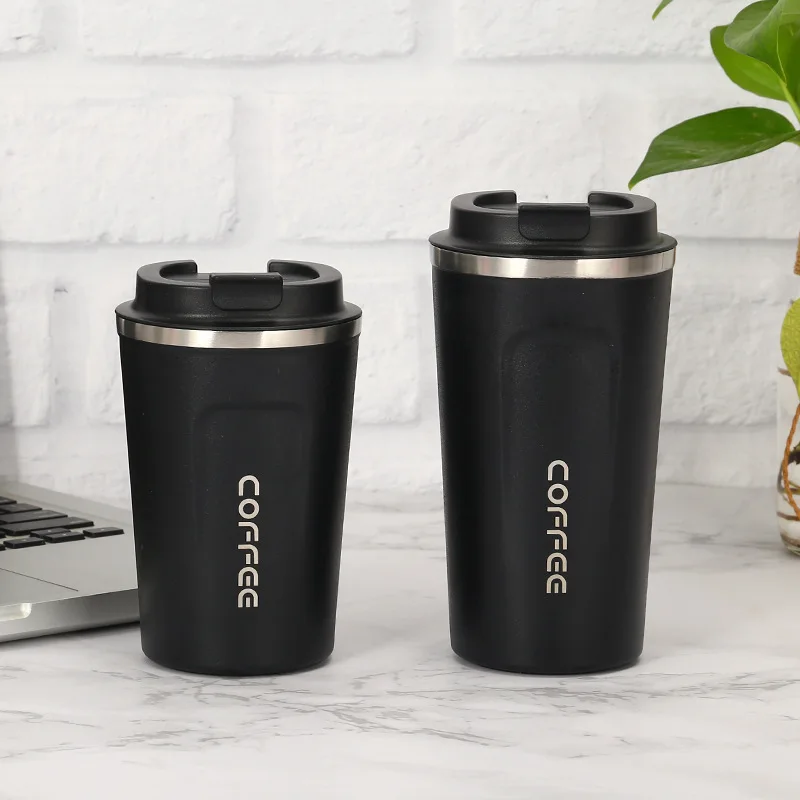 380/510ML Travel Stainless Steel Coffee Cup Intelligent Thermal Mug Leak-Proof Tea Coffee Mug