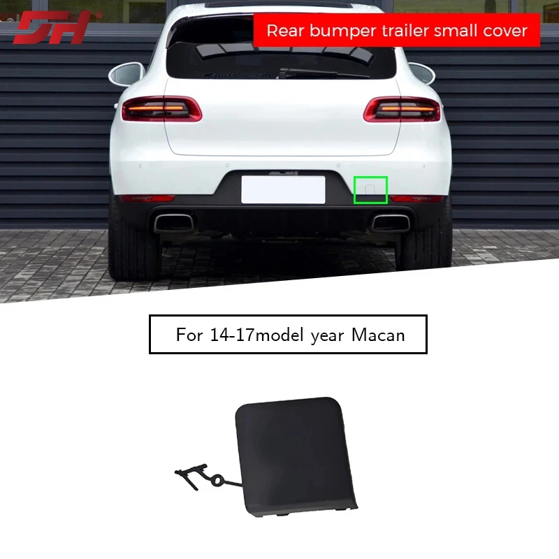 95B807500 rear bumper towing hood cap for porsche macan 95B.1 2014-2017