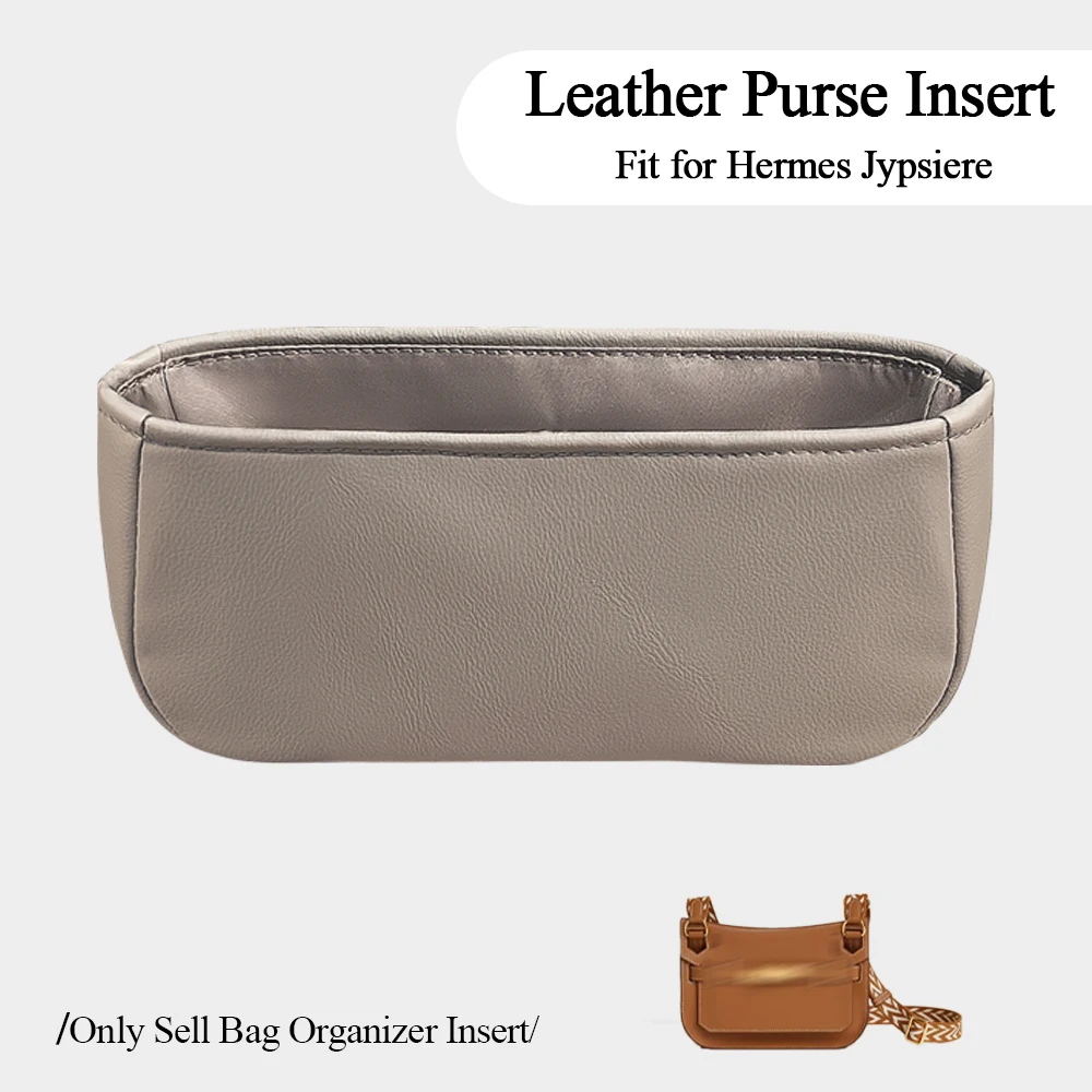 

Leather Purse Organizer Insert Fit for Hermes Jypsiere Handbag Inside Bag Waterproof Storage Bag In Bag Inner Liner Bag Insert