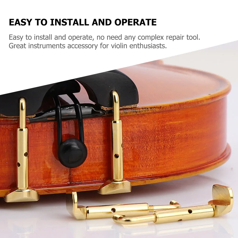 

2 Pcs Chin Rest Screw Violin for 4/4 Chinrest Screws DIY Helpers Part The Shoulder
