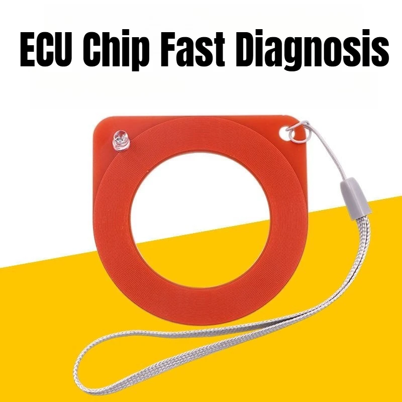 Car Key ECU Induction Signal Detection Fast Checking Chip Red Immobiliser System Inspection Automatic Plastic Repair Coil Tester