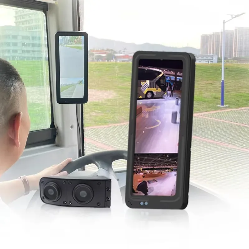 Hot Sale R46 12.3 Inch AHD 1080P Backup Rearview Mirror Commercial Truck Bus Side View Camera Monitor System