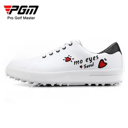 PGM Golf Shoes Women's Waterproof Shoes Korean Versatile Little White Shoes Soft and Breathable xz111