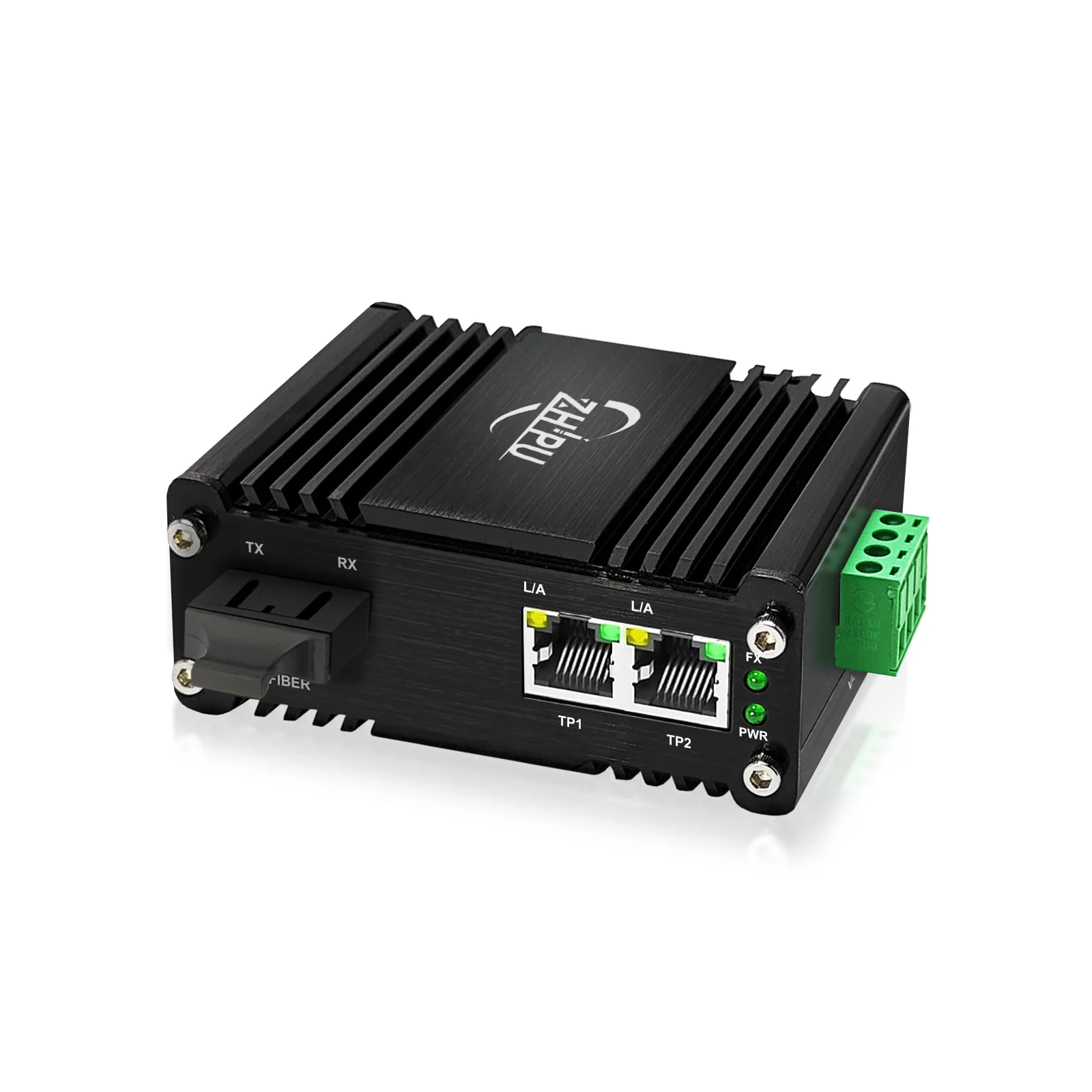 

Mini Industrial 2 Ports Ethernet (PoE) Media Converter with 1 SC Slot RJ45 to SC Fiber Media Converter