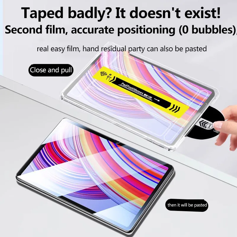 Screen Protector For Huawei MatePad Pro 13.2 Pro 12.6 Tempered Glass Edge to Edge Full Cover Easy Install Auto-Dust Removal Kit