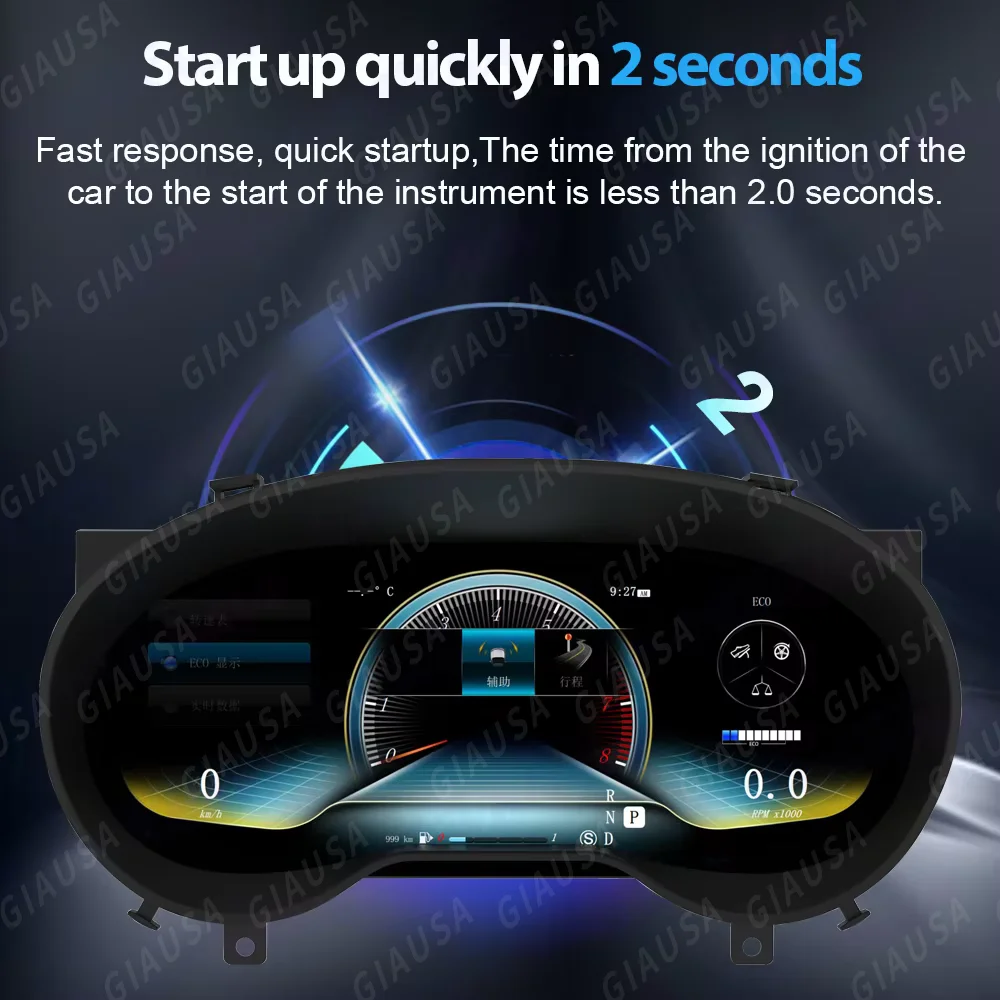 

12,3-дюймовый экран дисплея спидометров, приборная панель для Mercedes Benz GLA CLA A 2013-2019, ЖК-цифровой кластер, виртуальная приборная панель