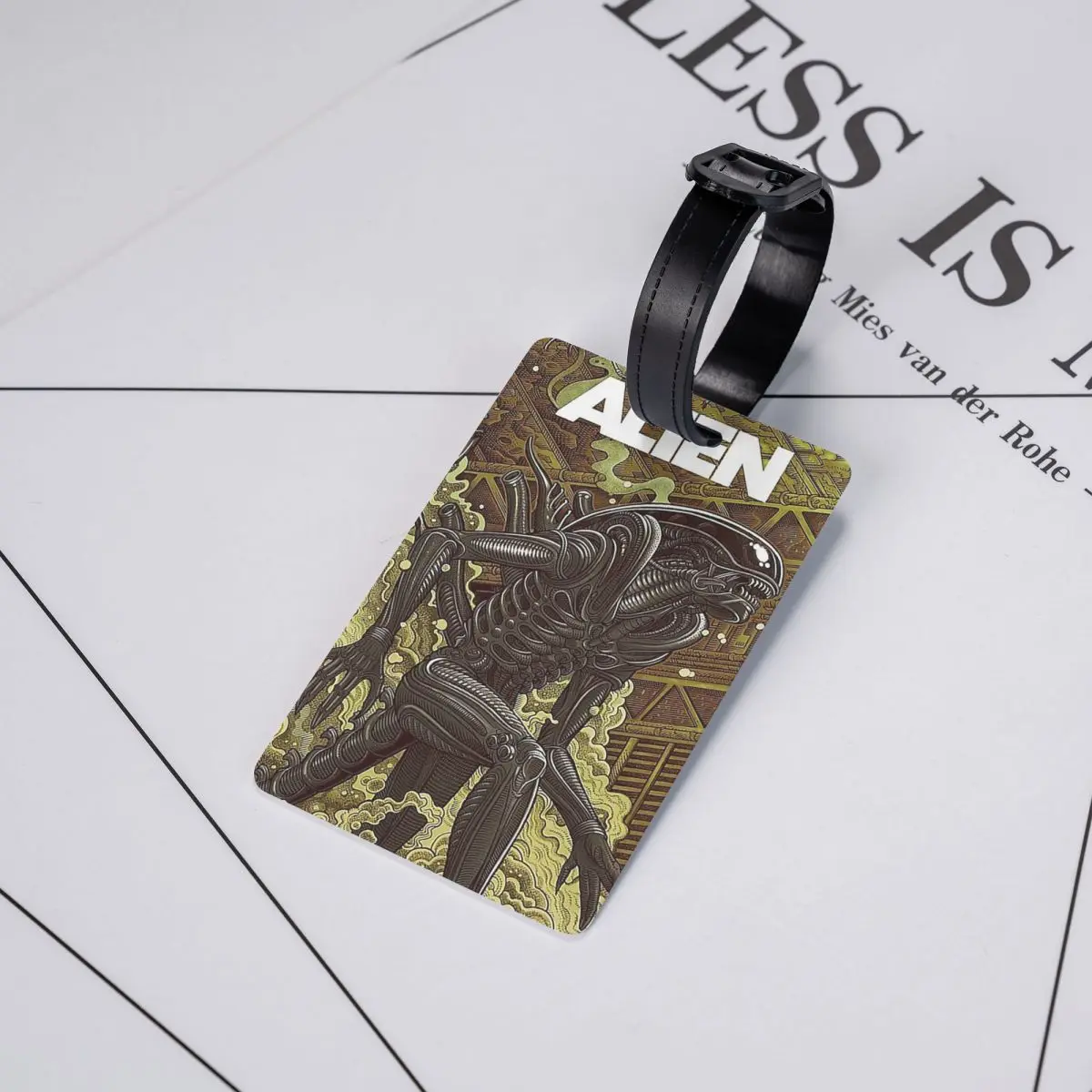 

Movie Alien Luggage Tags Suitcase Accessories Travel Baggage Boarding Tag Label Holder ID Name Address