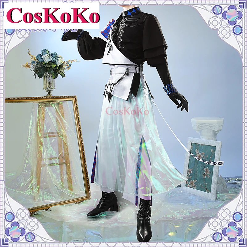 

【Customized】CosKoKo Hoshirube Sho Cosplay Anime VTuber Nijisanji Costume Combat Uniform Halloween Party Role Play Clothing New