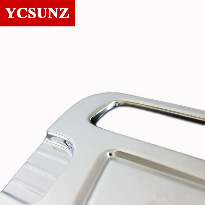 ABS Chrome Design Tail Gate Trim Rear Handle Insert For Toyota Hilux Vigo 2012 2013 2014 2005 2006 2007 2008 2009 2010 2011