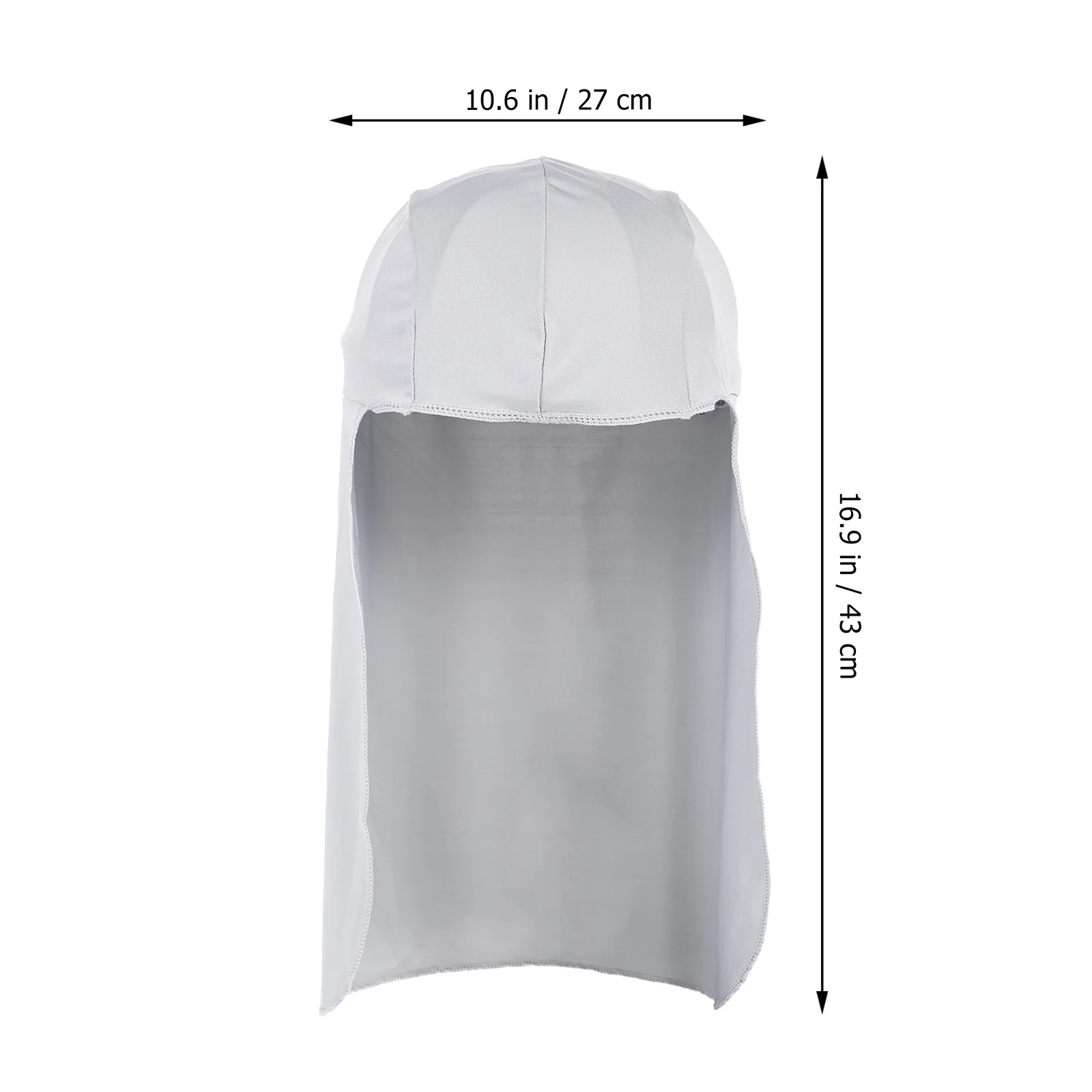 4Pcs Cooling Cycling Caps Long Tail Wrap Hat Sun Protection Outdoor Sports Windproof Neck Shade Polyester Breathable Reusable