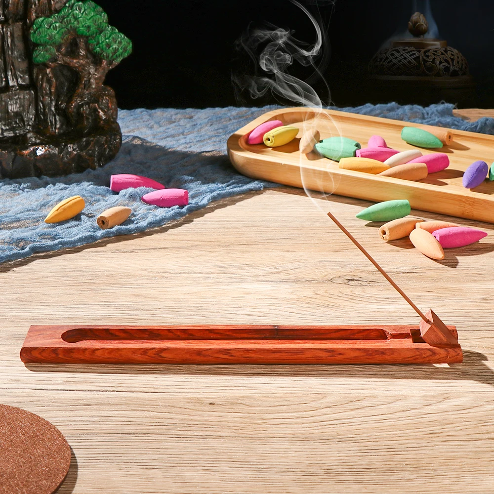 Adjustable Spa Retro Style Office Aromatherapy Base Incense Holder Sticks Pressure Relief Burner