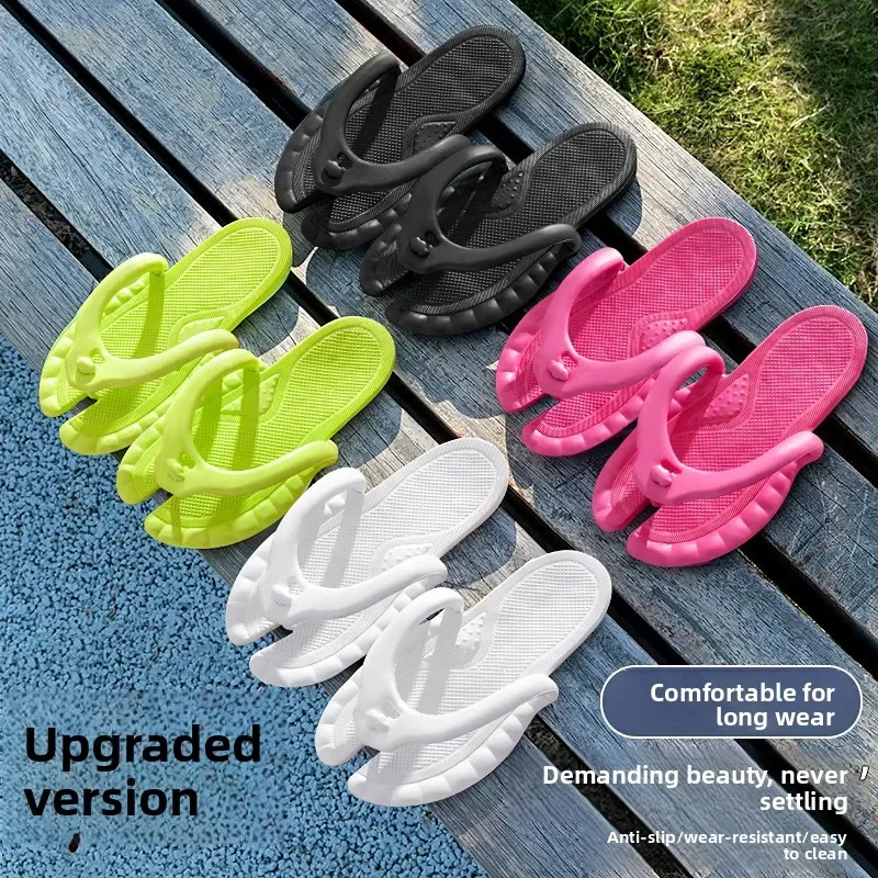Portable Folding Slippers for Travel Business Trip Couple Beach Flip Flops Hotel Bath Anti Skid Foldable EVA Slippers
