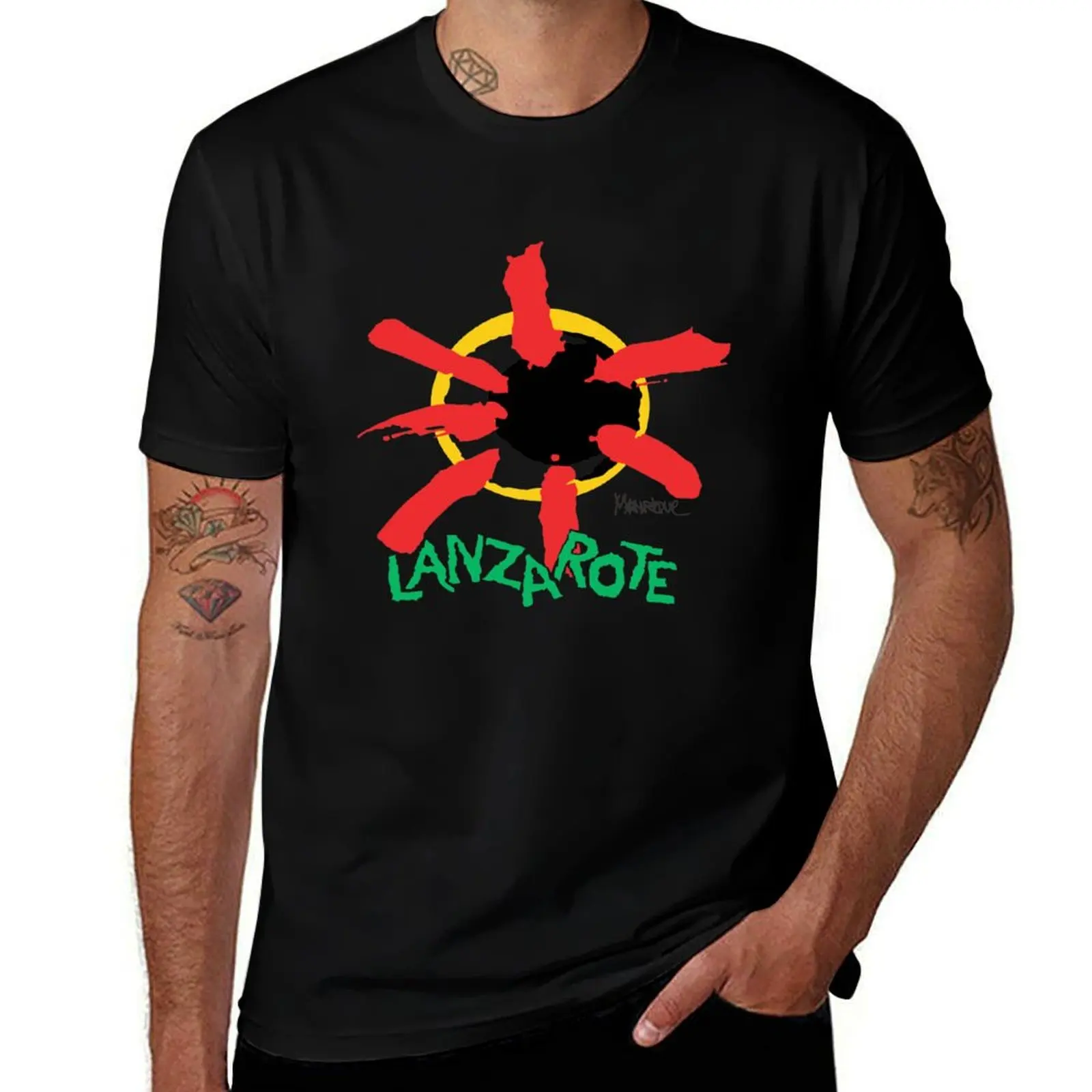 

Lanzarote Art T-Shirt t shirt man casual t shirts for man cotton