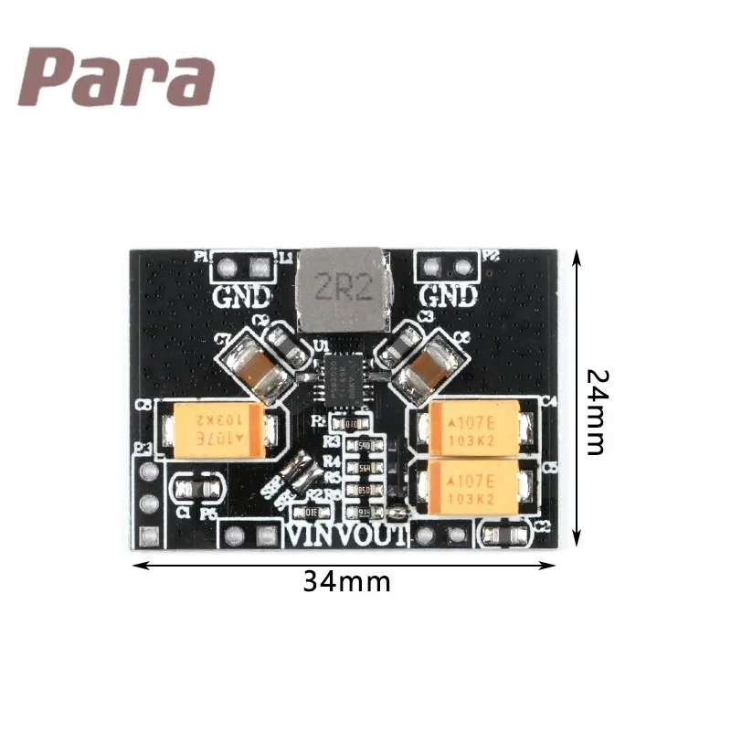 TPS63020 2.5V 3.3V 4.2V 5V Automatic Buck-boost Step Up Down Power Supply Module  Lithium Battery Low Ripple Voltage Converter