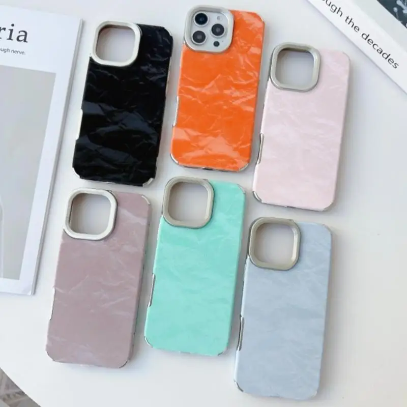 جبل الثلج الحبوب الملمس حافظة هاتف من البولي يوريثان آيفون 15 14 زائد 16 13 12 برو ماكس تصفيح أربعة ركن غطاء ممتص للصدمات مضاد للسقوط