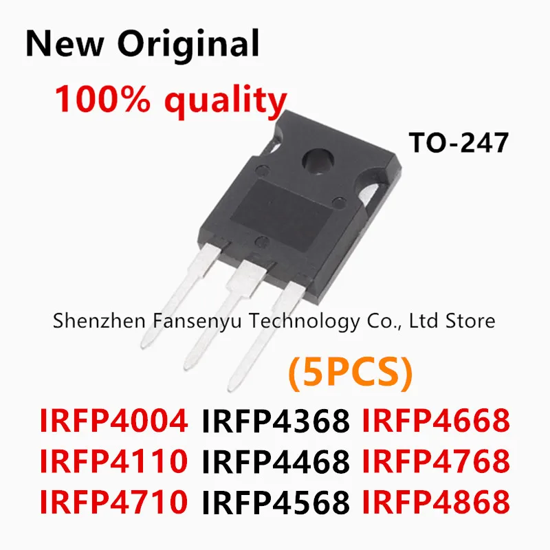 (5piece)100% New IRFP4004 IRFP4110 IRFP4710 IRFP4368 IRFP4468 IRFP4568 IRFP4668 IRFP4768 IRFP4868 TO-247 Chipset