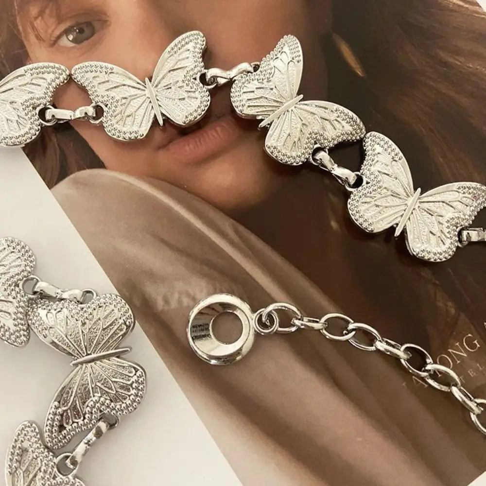 Пояс-бабочка прочный регулируемый винтажный пояс цепочка для тела аксессуары для одежды для женщин