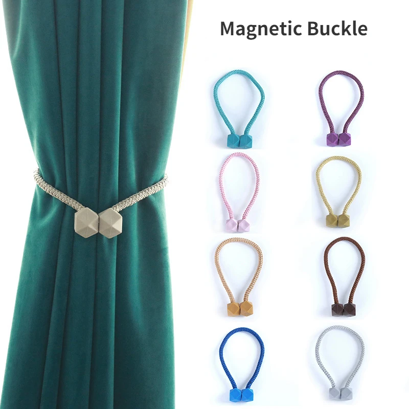 2PCS/10PCS Magnetic Curtain Bandage Magnetic Curtain Buckle Home Decoration Accessories for Living Room Curtain Accessories