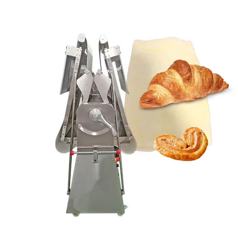 Danish Puff Pastry Dough Roller Machine Short Crust Dough Sheeting Machine