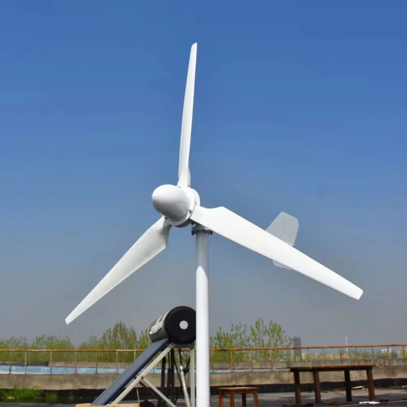 

【Best-selling】3KW Wind Solar Hybrid Power System 48v Wind Turbine Generator Off Grid System Complete Kit For Home Farm Use