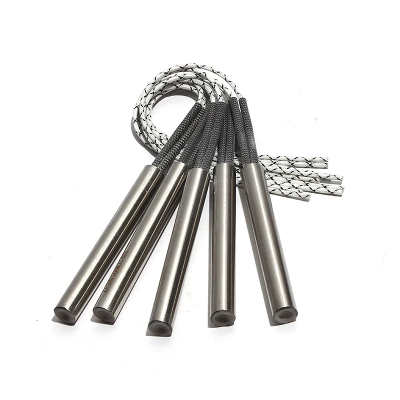 12/24/36/48V 316SS Cartridge Verwarmingselement 10x6 5/70/75/80/85Mm Enkele Kop Heater Pijp 90W-125W Voor Molding Mechine 5 Stks/partij