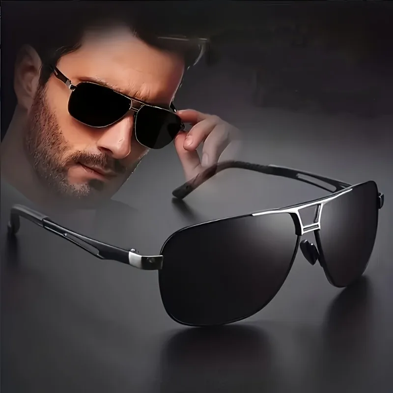 1PCS Unisex Retro Pilot Sunglasses, Classic Style for Daily Wear, Parties and Gifts.