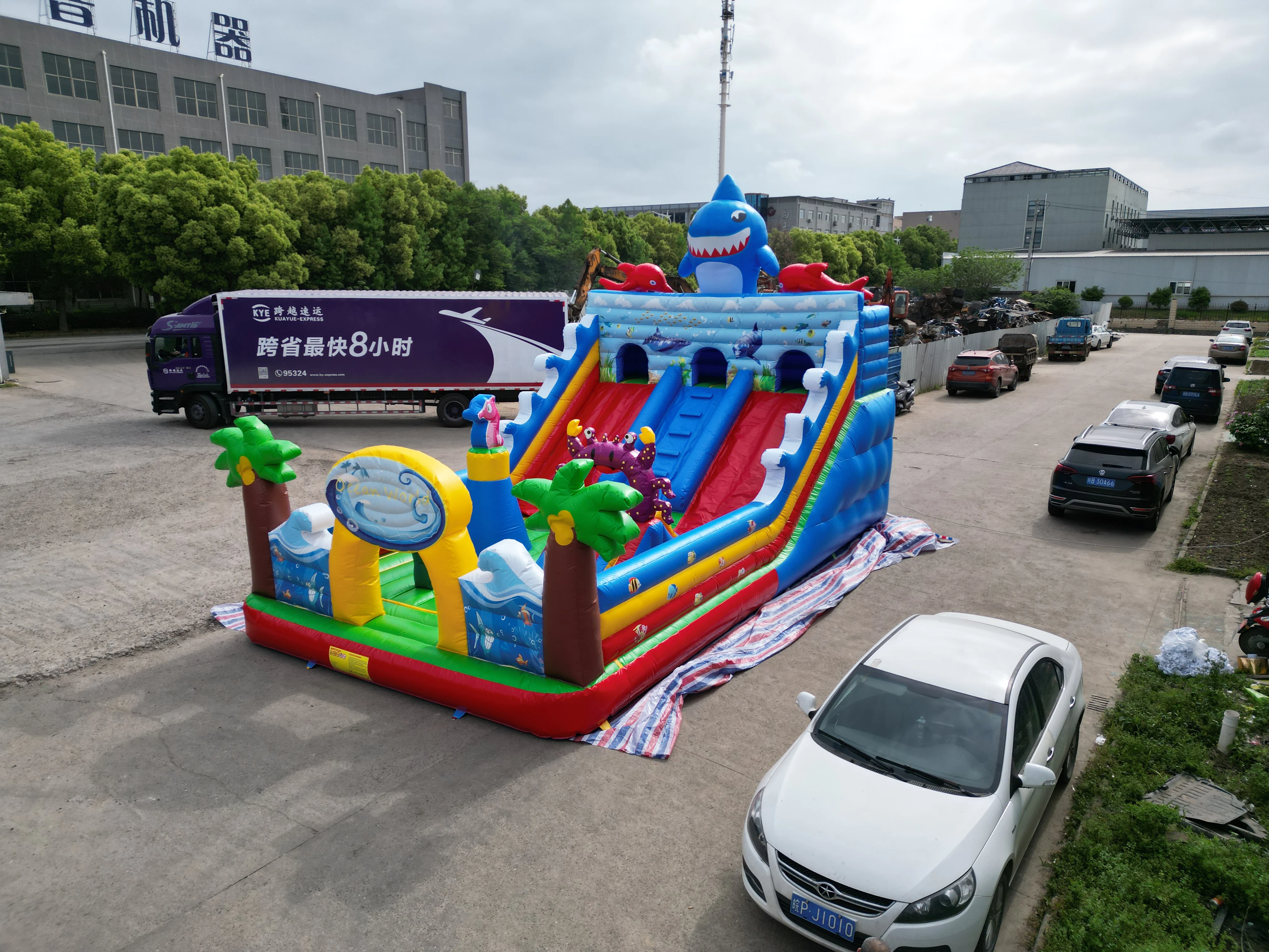 Inflatable Crab Bouncy Castle for Kids, Outdoor Inflatable Bouncer, Hot Selling