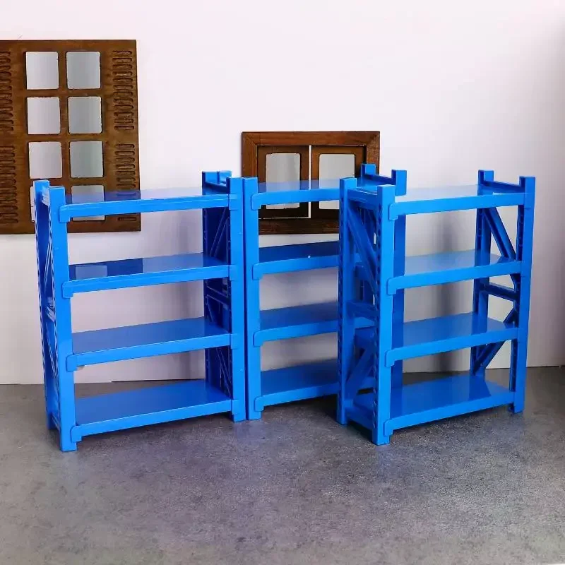 Estantes de almacenamiento de simulación para casa de muñecas, estantes de almacén, modelo de casa de muñecas, Mini muebles de decoración, accesorios para casa de muñecas, 1/12