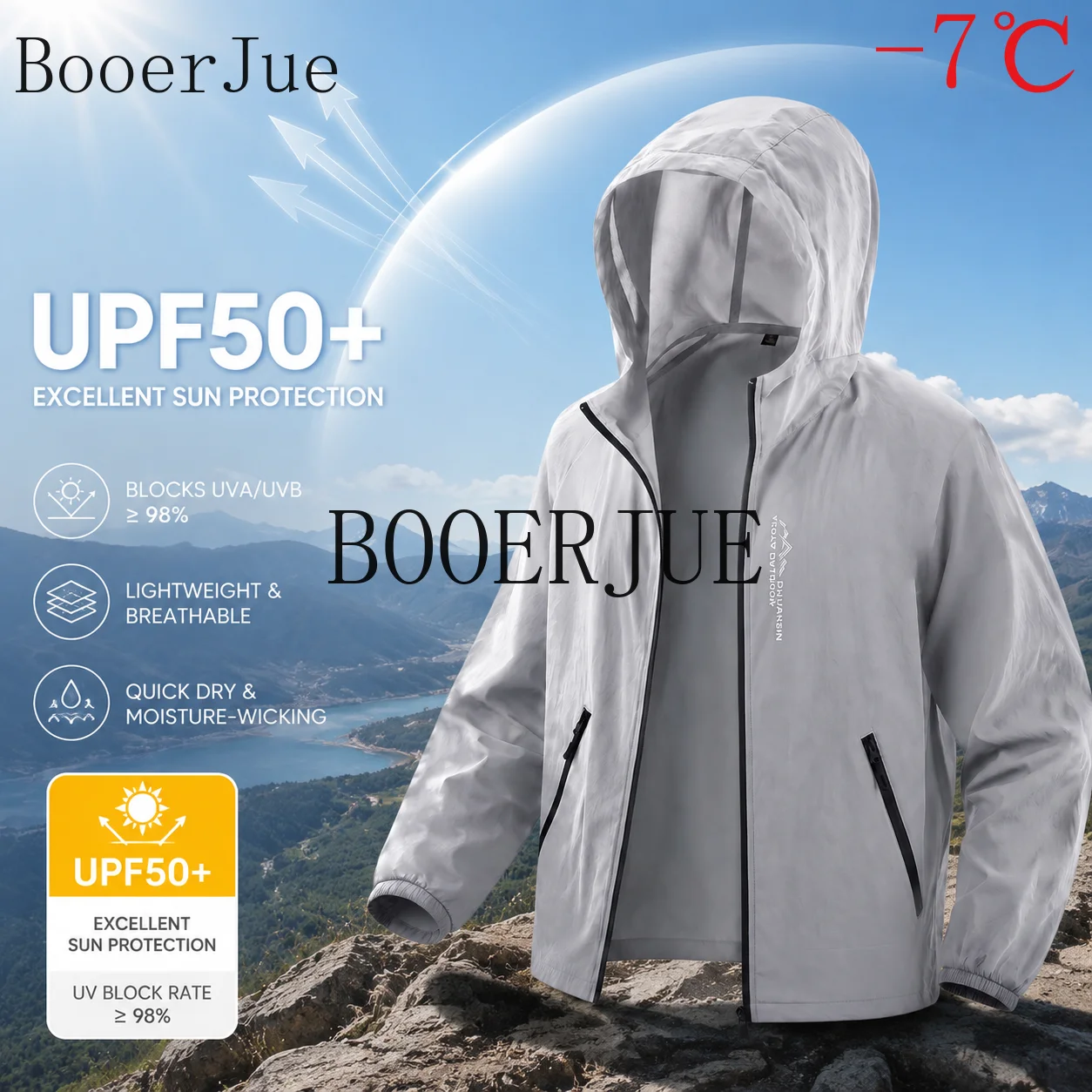 Sports Lightweight Men UV Prot - Summer Hiking Clothing ulasan dan harga