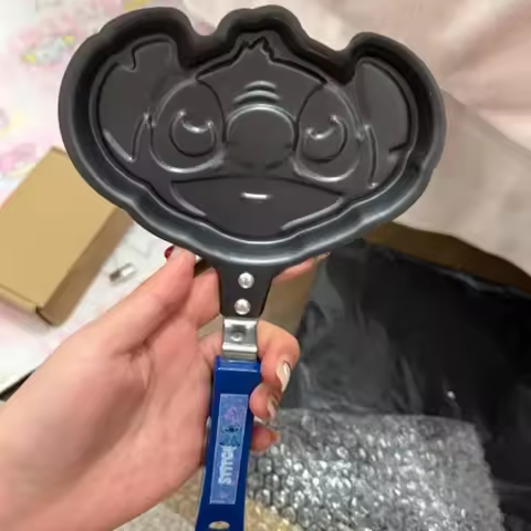 Mickey Hello Kitty Stitch Pancake Pan Cute Character Design For Camping Picnic Compatible With Open Fire Stove Gift Idea