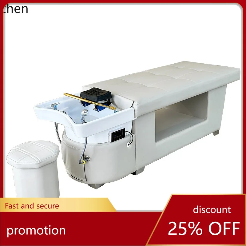 

CZ Project Bed Constant Temperature Water Circulation Herbal Soup Storage Hair Care Bed Barber Shop Salon Client Attraction Bed