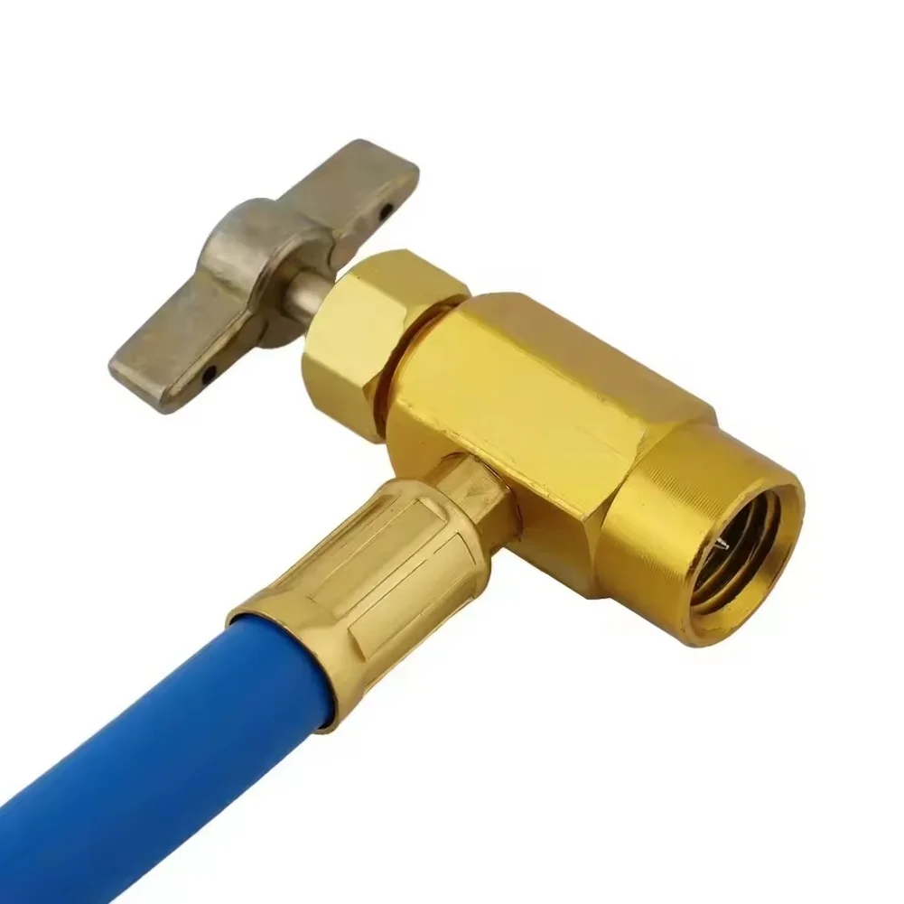 R134A Car AC Cooling Agent Charging Hose Recharge Kit With 20cm Tube For Auto Air Conditioning Cooling Agent Refill Tool