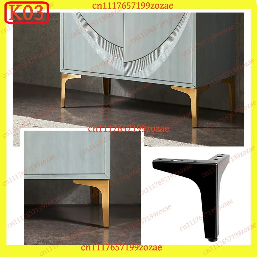 k03 Metal Triangle Furniture Legs Cabinet Cupboard Sofa Couch Chair Replacement Feet DIY, Replacement Parts - view 2