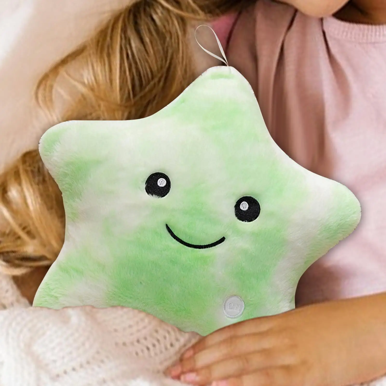 Leuchtendes Stofftier, Stern-Plüsch-Dekor für Kinderzimmer, 22,9 cm, tragbar, bunt, Stofftier für Jungen und Mädchen, Nachtschlaf, Geburtstag