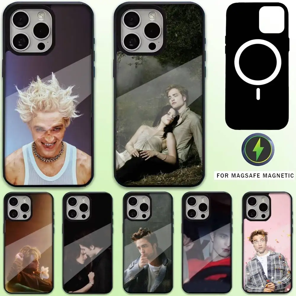 

Robert P-Pattinson Phone Case For iPhone17,16,15,14,13,12,11 Plus,Pro Max Magnetic For Magsafe Wireless Charging