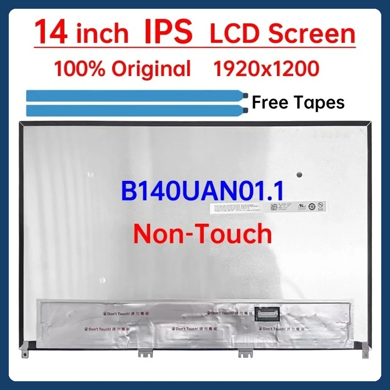 

14 Inch Laptop LCD Screen B140UAN01.1 Display Matrix Panel Replacement 1920x1200 Non-Touch