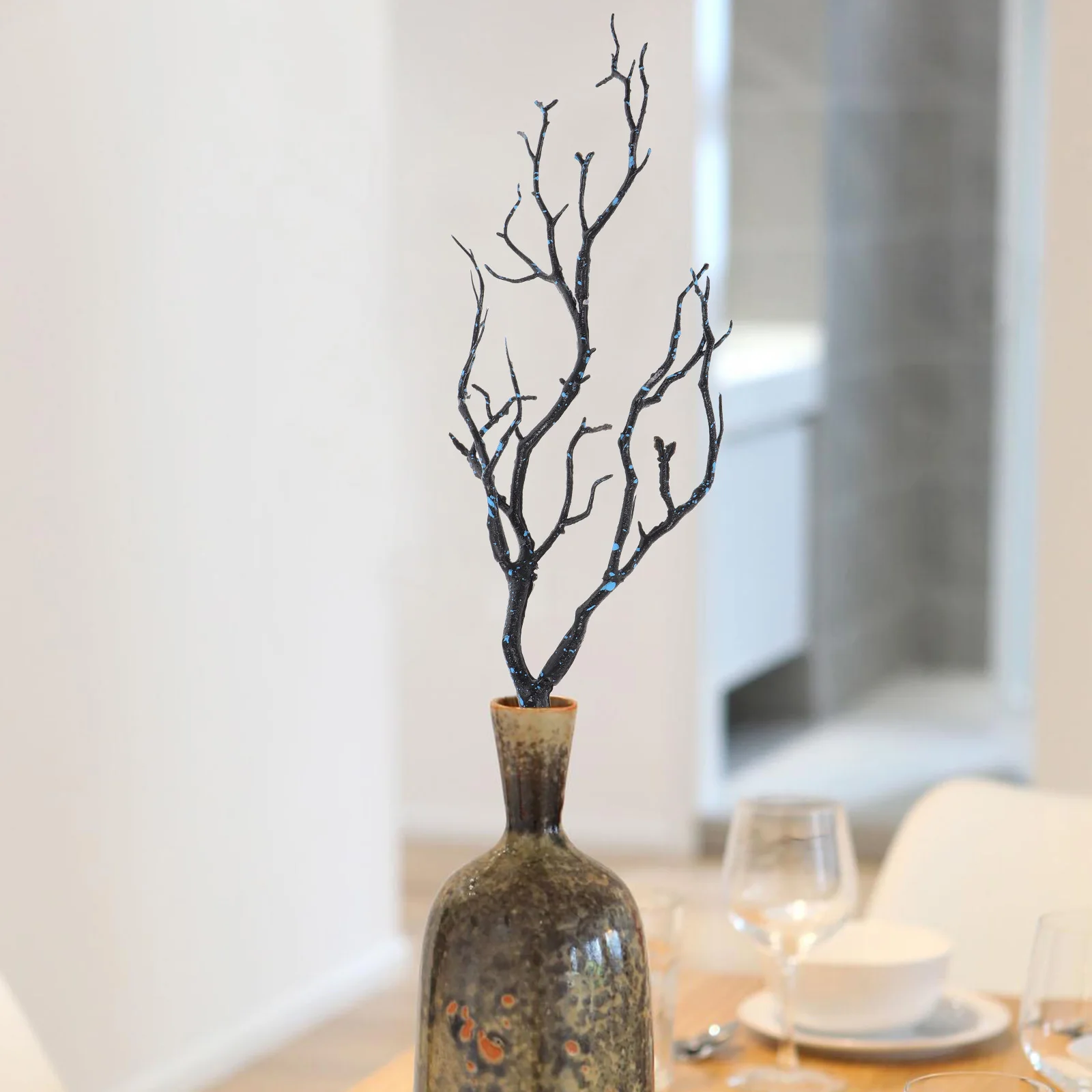 

3 Pcs Artificial Branches Plastic Fake Tree Branches for Home Wedding Decoration Vase Plants Office Festive Supplies Realistic