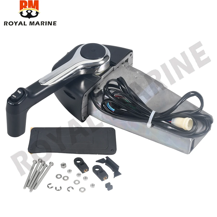 

704-48205-P1 Блок дистанционного управления с верхним креплением для подвесного мотора Yamaha 704-48205 704-48205-RO Push (R) заменяет лодочный двигатель