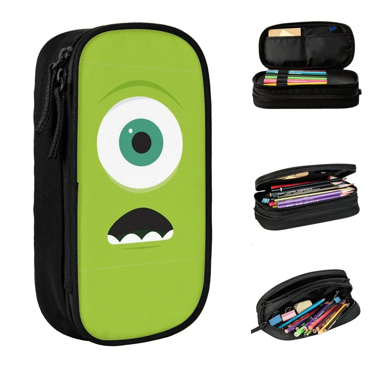 Mike Wazowski Monsters Universal Pencil Case Lovely Pen Bag for Student Big Capacity Students School Gift Pencilcases