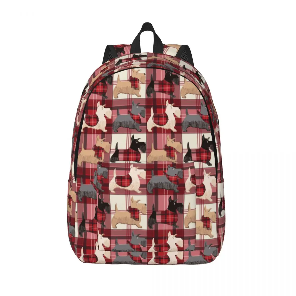 Scottish Terrier Cute Puppies Backpack for Kindergarten Primary School Student Animal Dog Lover Bookbag Boy Girl Kids Daypack