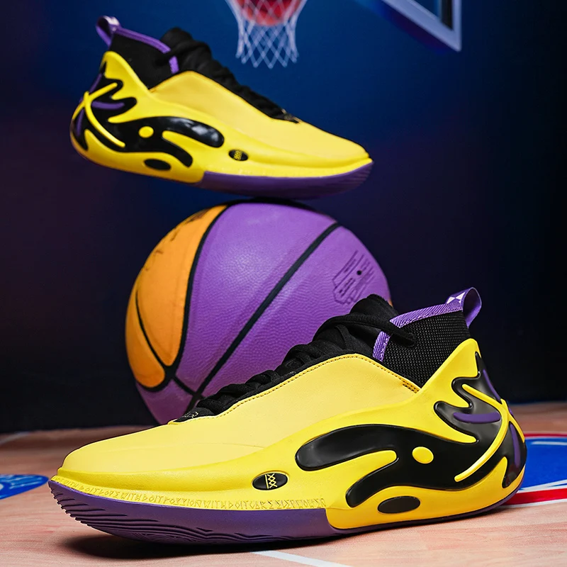 

Новые летние унисекс-кроссовки для баскетбола 2026 года: нескользящие, износостойкие, амортизирующие, легкие, с мягкой подошвой, дышащие спортивные кроссовки