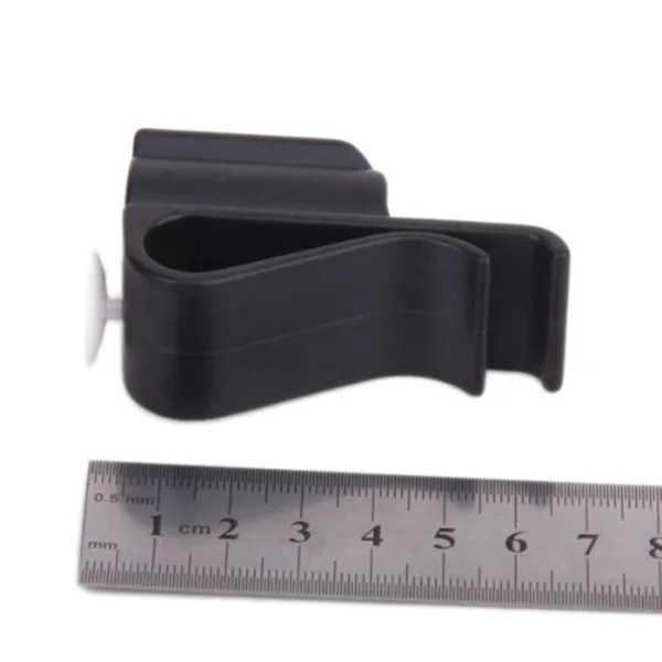

3pcs Golf Club Clips Hard Plastic Black 24mm Max Opening 7x4 1x2 5cm Bag Clip Putter Holder Ball Marker Organizer