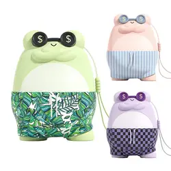 Electric Portable Pocket Heater Hand Warmer Heater Frog Shape Rechargeable Portable USB Hand Warmer Heater For Bedrooms Outdoor