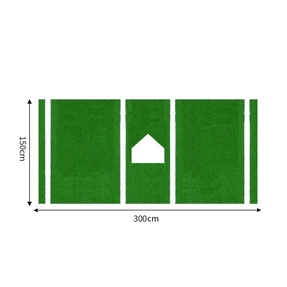 Softball and Baseball Pitching Pad Indoor Outdoor Antifade Antislip Softball Pitching Rubber Mat Training Equipment