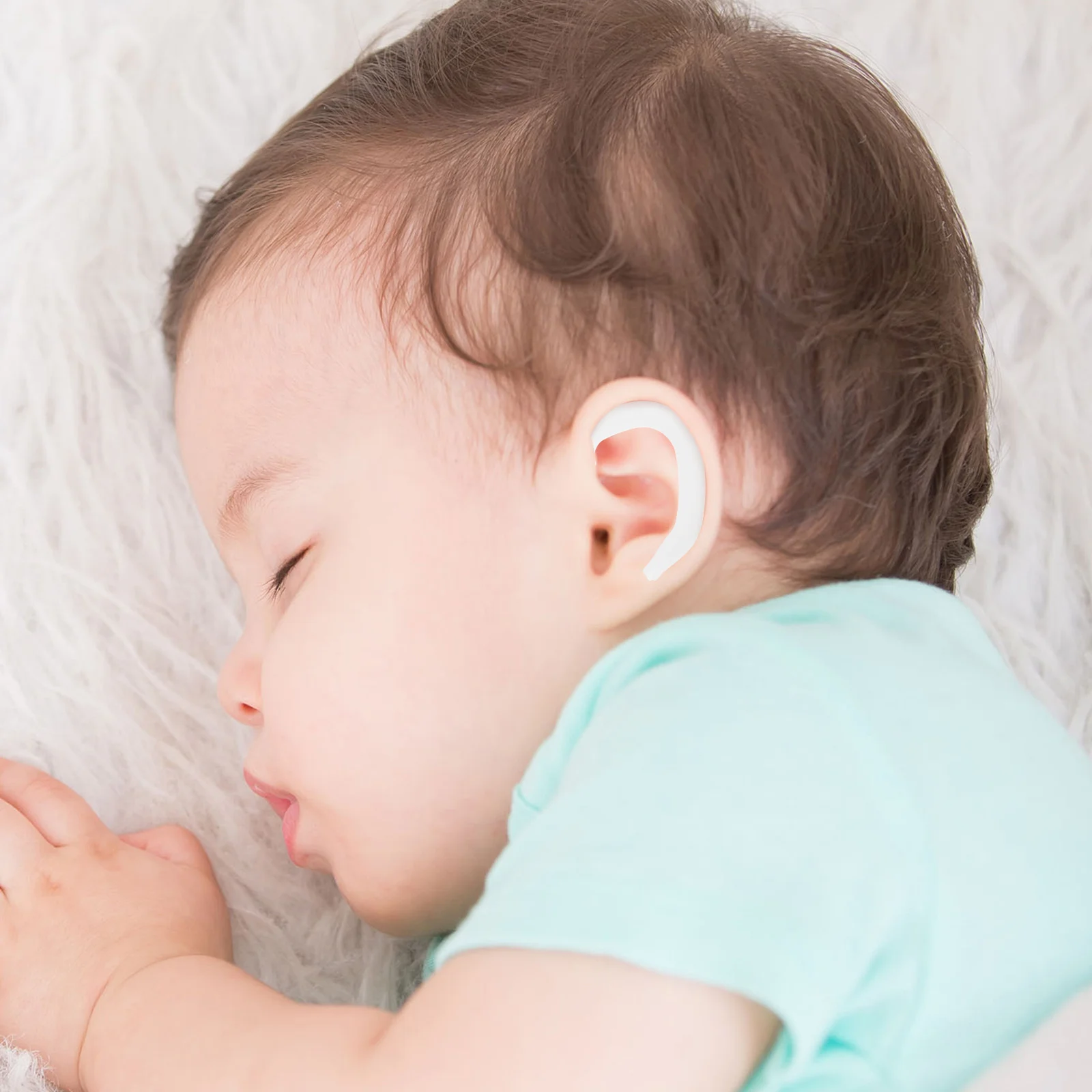 10 أزواج من مصحح الأذن للأطفال الرضع يدعم تصحيح الأذن فائقة النعومة من السيليكون لحديثي الولادة مصحح شكل الأذن للأذنين البارزة #4