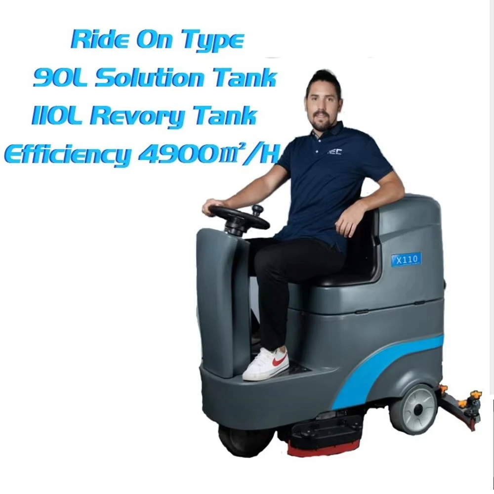 معدات تنظيف فرشاة تنظيف الأرضيات الصناعية متعددة الوظائف على جهاز تنظيف الأرضيات