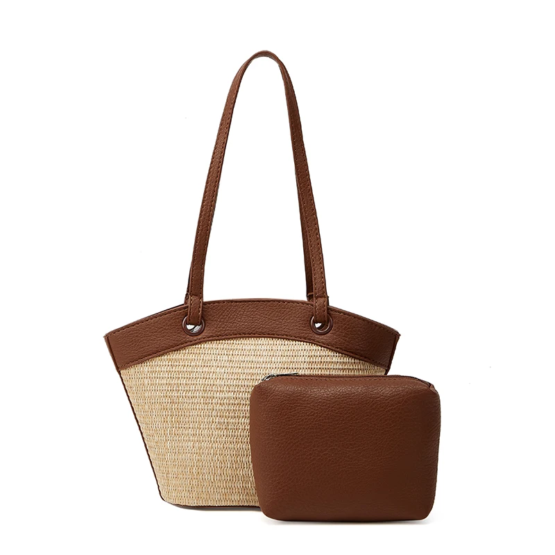 Shoulder Bag, Fashionable and Casual, Vacation Beach, Underarm, Versatile, Woven Bag